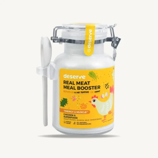Deserve Real Meat Meal Booster สูตร Energy & Muscle กระปุก 130 g