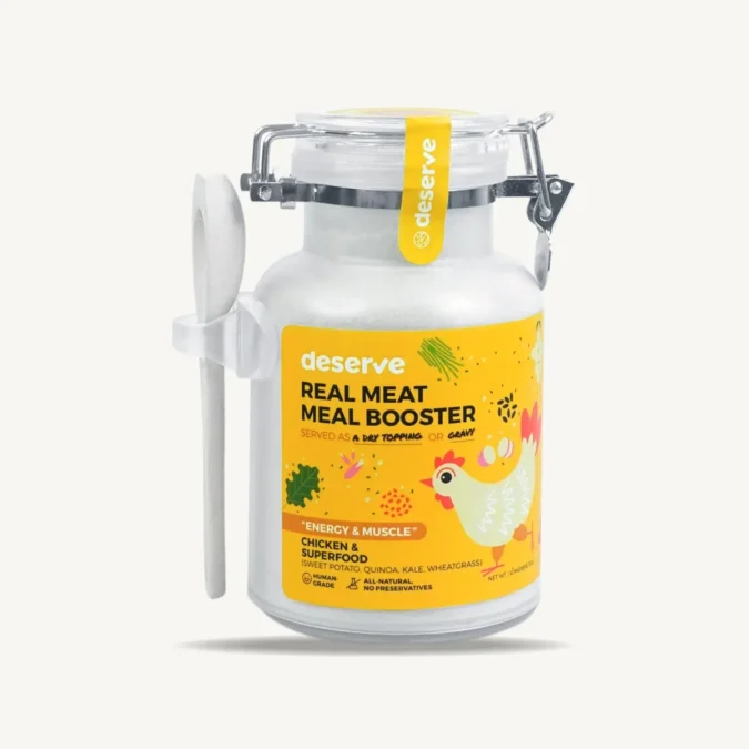 Deserve Real Meat Meal Booster สูตร Energy & Muscle กระปุก 130 g