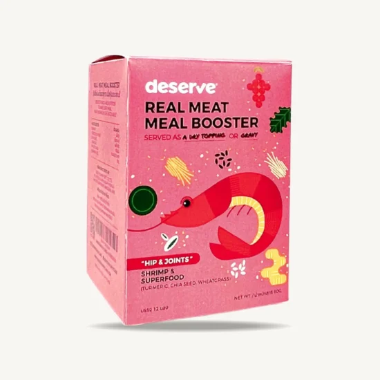 Deserve Real Meat Meal Booster สูตร Hip & Joints กล่อง 12 ซอง